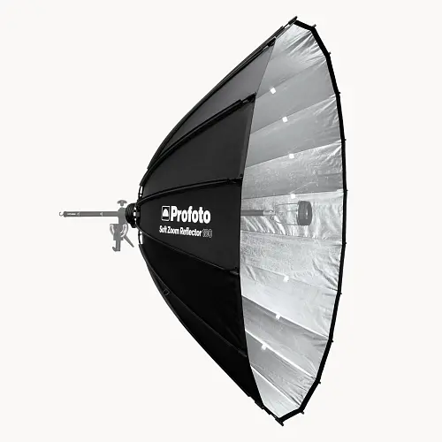 Soft-Zoom Reflector 180 inkl. Wabe und Diffusor