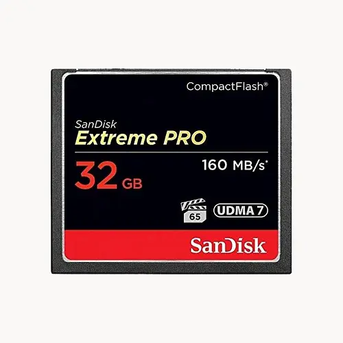 CF memory card – 32 GB (160 MB/s)