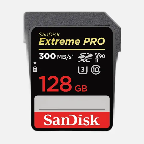 SD - 128 GB (300MB/s)