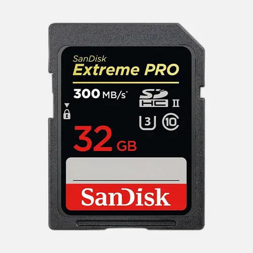 SD - 32 GB (300MB/s)