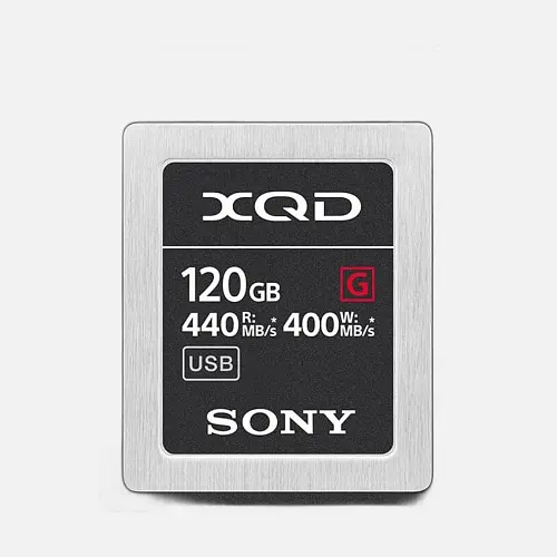 XQD - 128 GB (R:440MB/s, W:400MB/s)