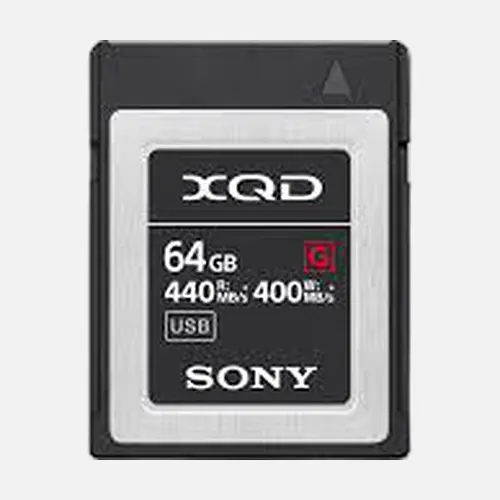 XQD - 64 GB (R:440MB/s, W:400MB/s)