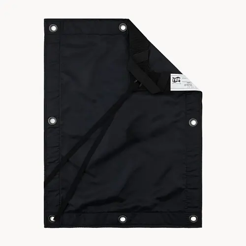 8' x 12' Polysilk Black - Fabric