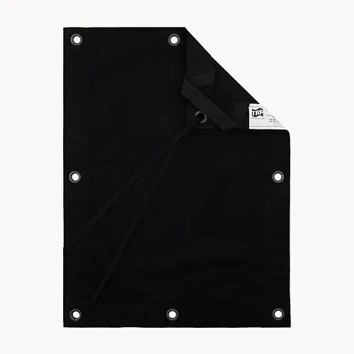 8' x 8' Solid Black - Fabric