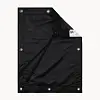 6' x 6' 1/2 Silk Black / Black China Silk - Fabric