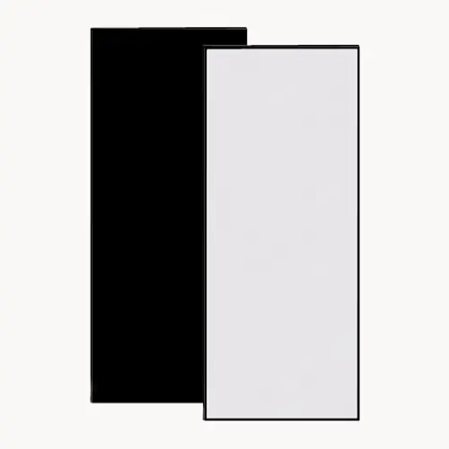 Styro ca. 1x 3m schw./weiss, mit Ständer