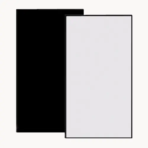 Styro ca. 1 x 2m schw./weiss, mit Ständer